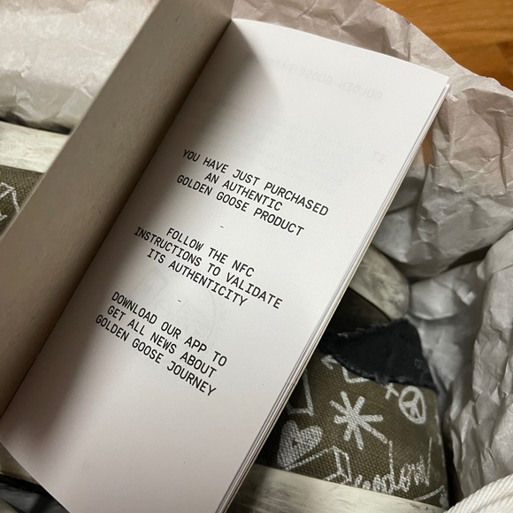 Golden Goose Limited Ed Super-Star sneakers green cotton w/contrasting white 39 - Picture 9 of 16